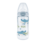 NUK Shishe Plastike First Choice+ Silikon (0-6M) - Halsa