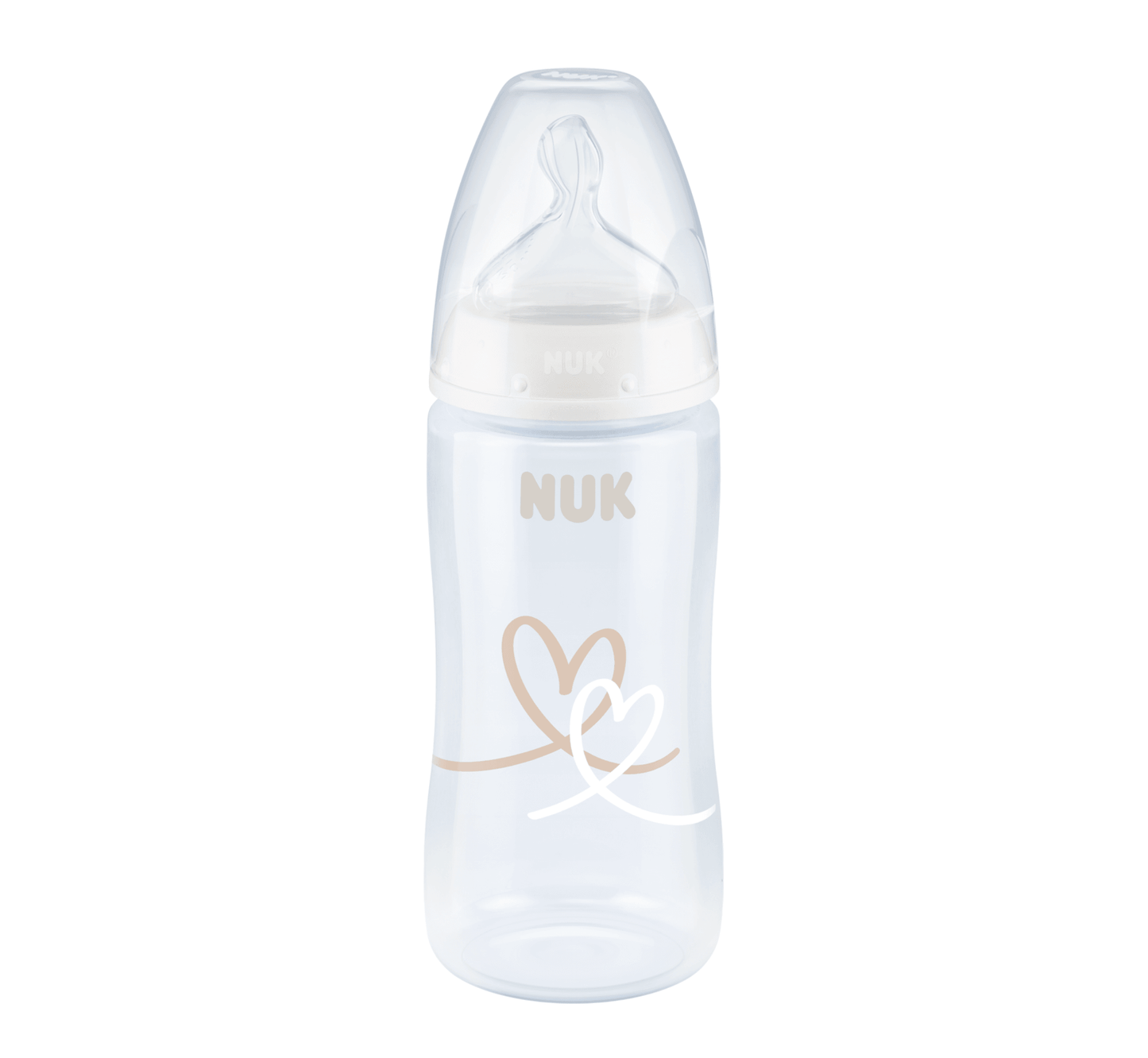 NUK Shishe Plastike First Choice+ Silikon (0-6M) - Halsa