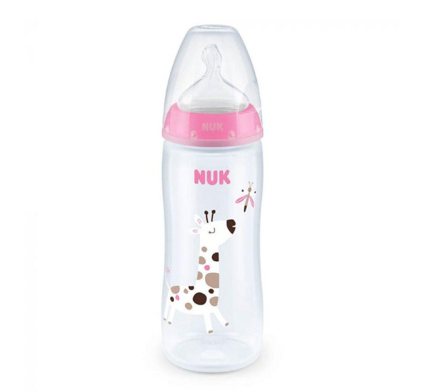 NUK Shishe Plastike First Choice+ Silikon (0-6M) - Halsa