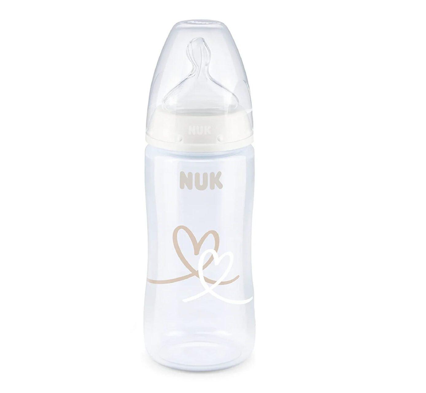 NUK Shishe Plastike First Choice+ Silikon (0-6M) - Halsa