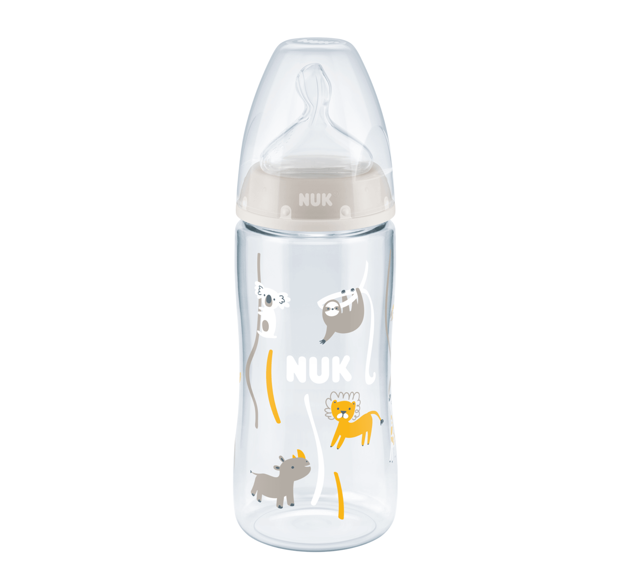 NUK Shishe Plastike First Choice+ Silikon (0-6M) - Halsa