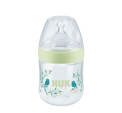 NUK Shishe Plastike NATURE SENSE силикон (контрола на температура)) 