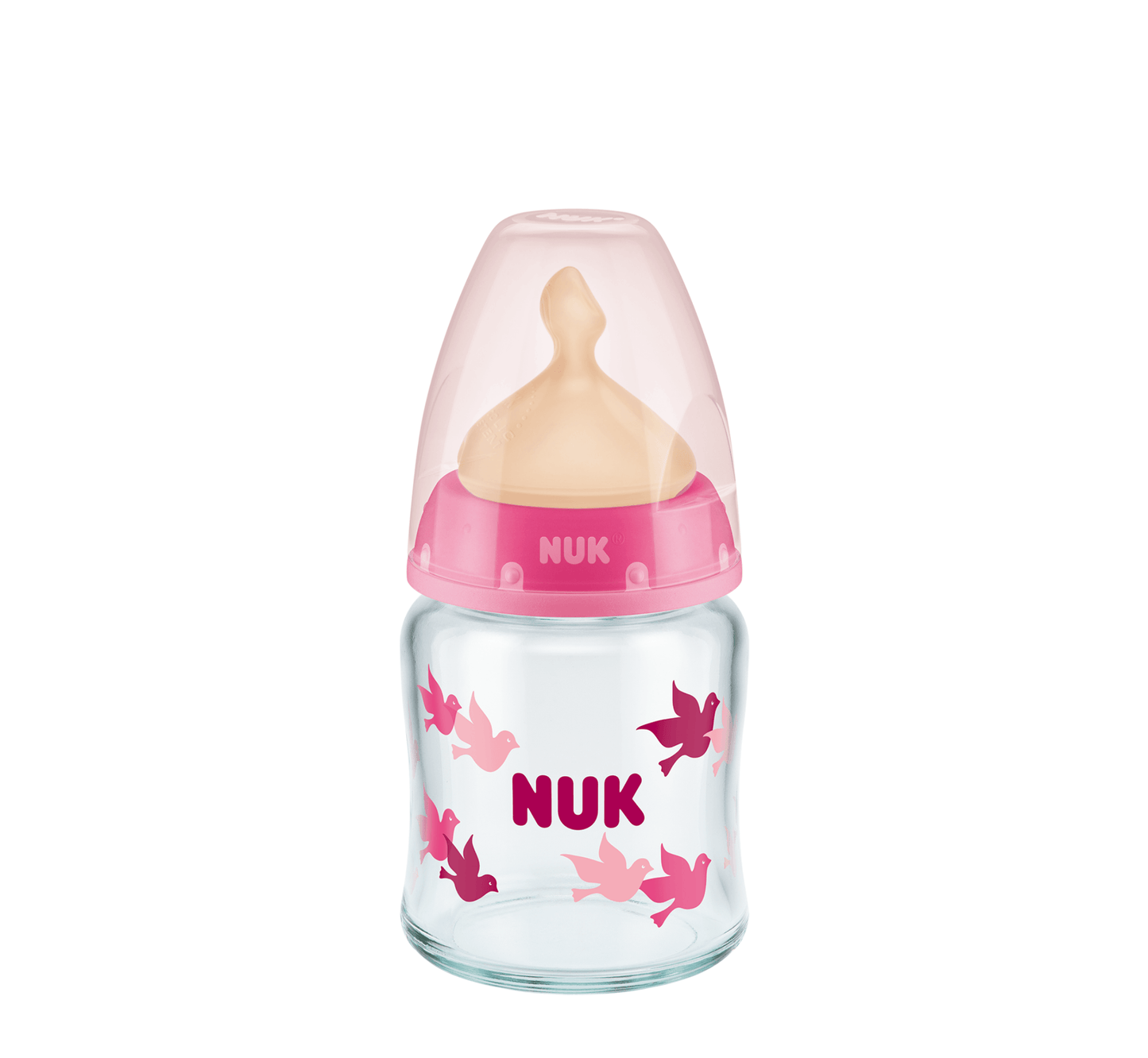 NUK Shishe Qelqi First Choice+ Latex (Temp.Control) - Halsa