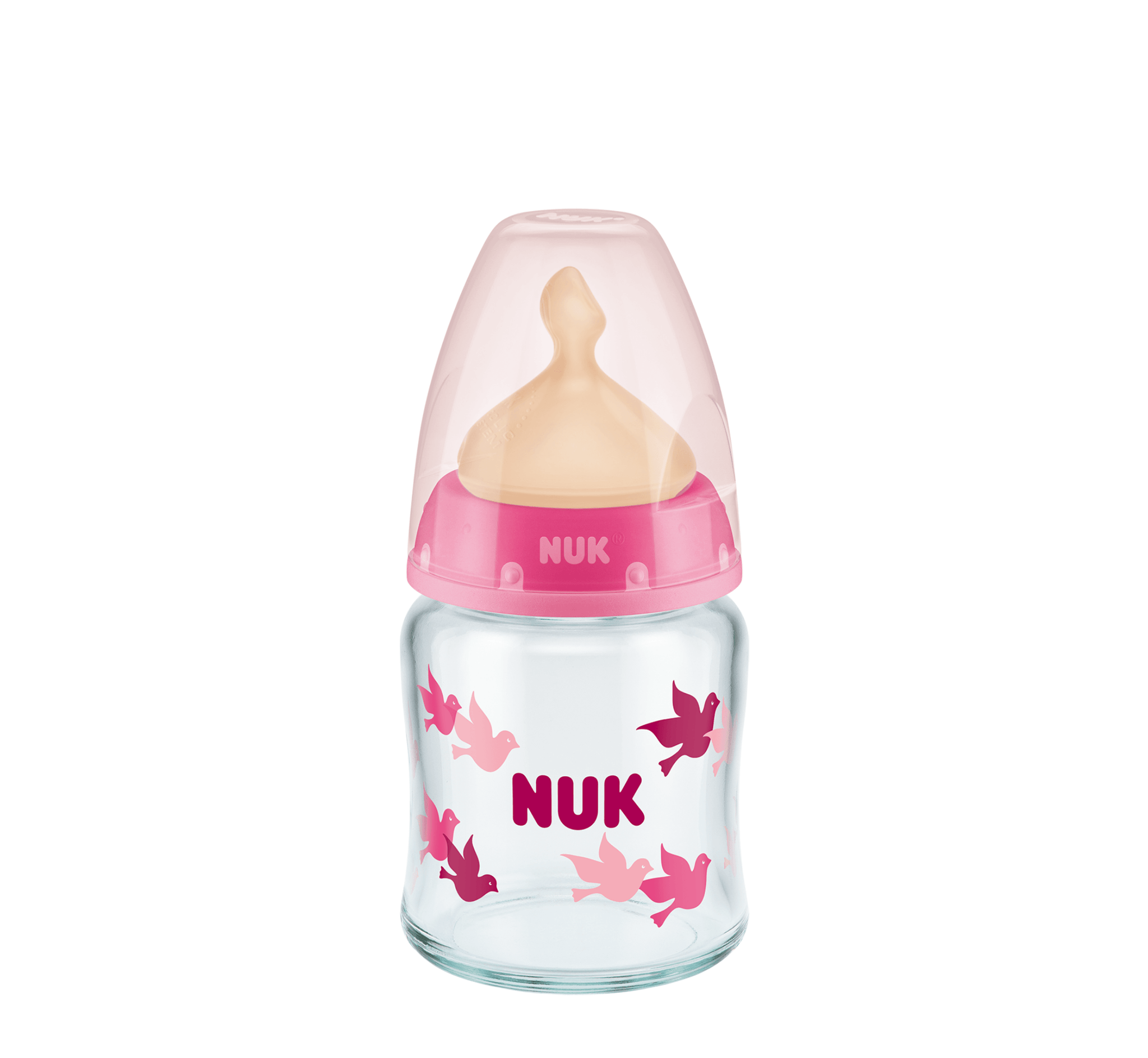 NUK Shishe Qelqi First Choice+ Latex (Temp.Control) - Halsa