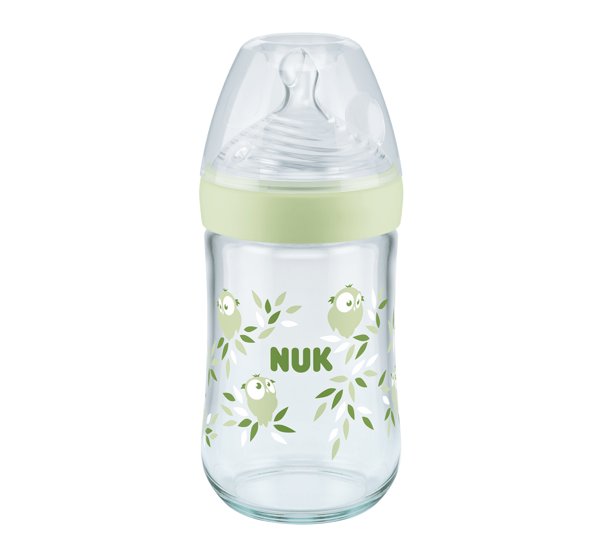 NUK Shishe Qelqi Nature Sense Silikon - Halsa