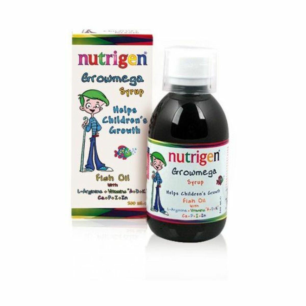 Nutrigen Growmega Fish Oil Syrup 200ml - Halsa