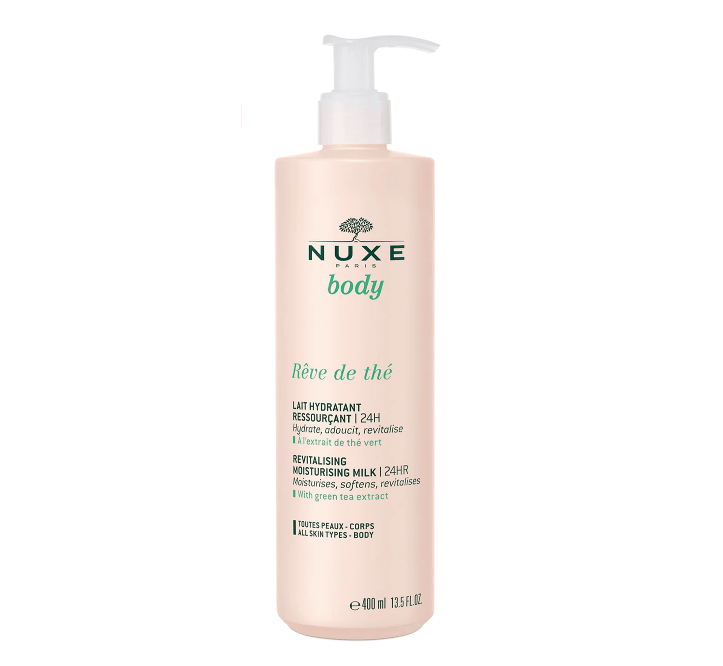 Nuxe Rêve de Thé- 24H Revitalising Moisturising Milk (*400ml) - Halsa