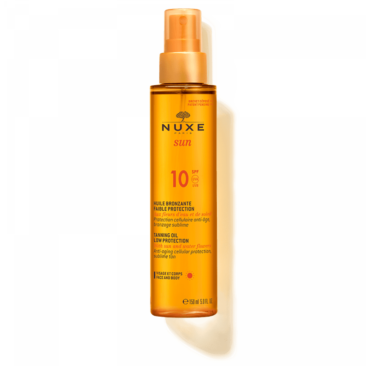 Nuxe SUN - Tanning Sun Oil SPF 10 (*150ml) - Halsa