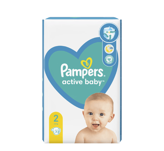 Pampers Active Baby 2 (4-8 kg) - Halsa