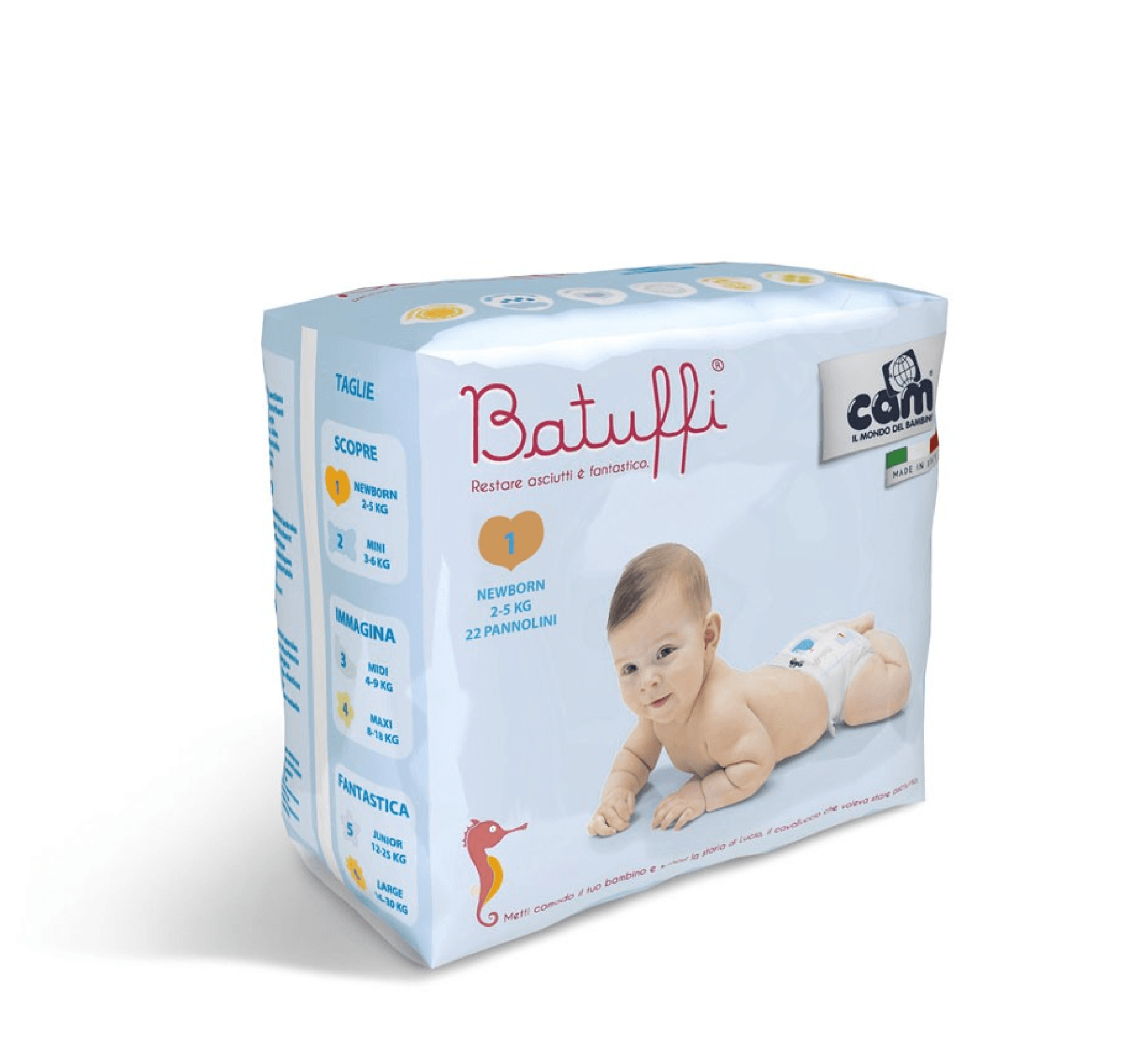 Pelena Cam Batuffi Newborn 1 - Halsa