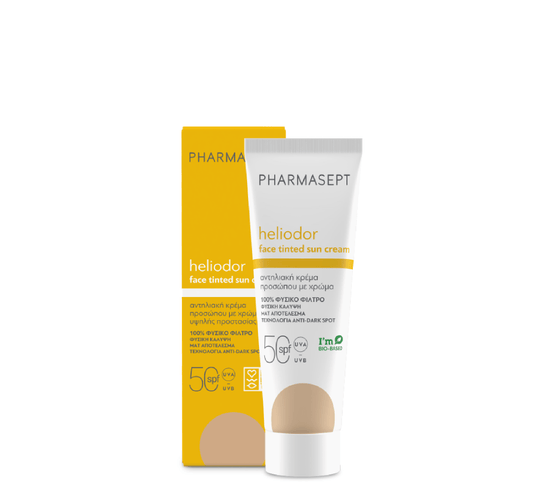 Pharmasept Heliodor Face Tinted Sun Cream Spf 50 *50ml - Halsa