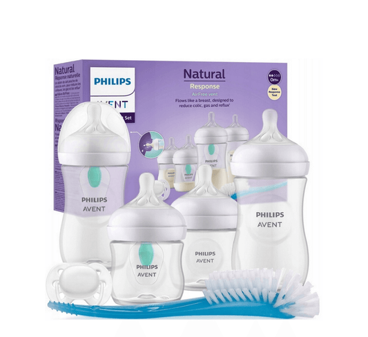 PHILIPS AVENT SCD657/11 SET BIBERON NATURAL AIR FREE VENT 0M+ - Halsa