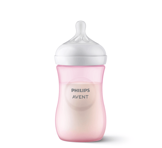 PHILIPS AVENT SCY903/11 SHISHE PLASTIKE NATURAL PINK 1M+ *260ML - Halsa