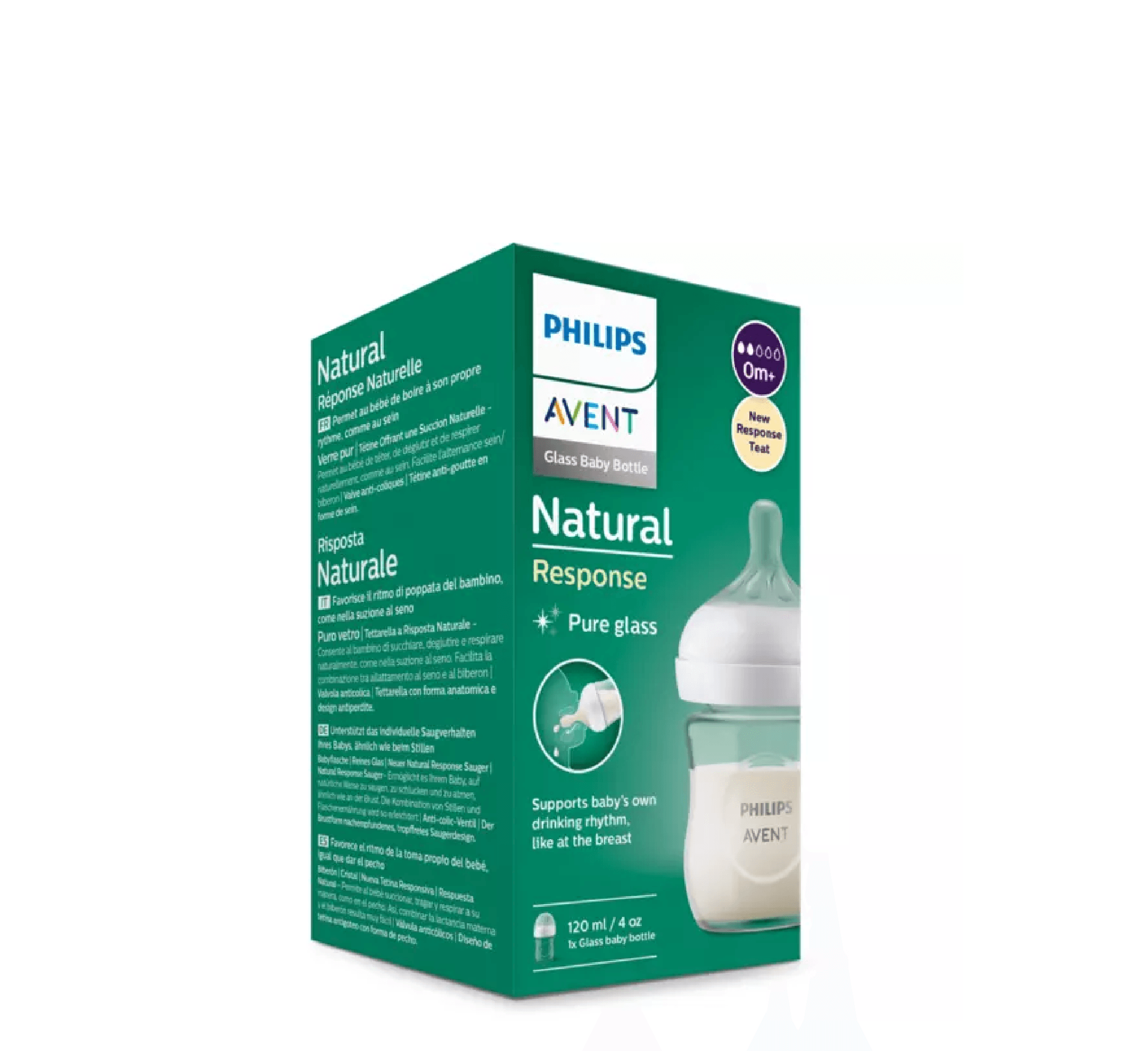 PHILIPS AVENT SCY930/01 SHISHE QELQI NATURAL 0M+ *120ML - Halsa