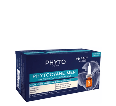 PHYTOCYANE третман против опаѓање на коса за мажи (*12x3.5мл)