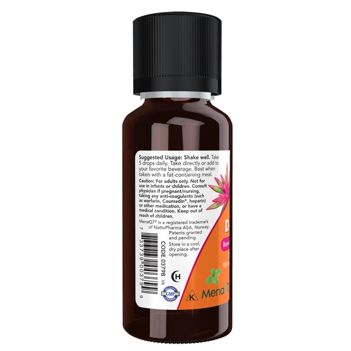 LIQUID VIT D-3 & MK-7  1 FL OZ