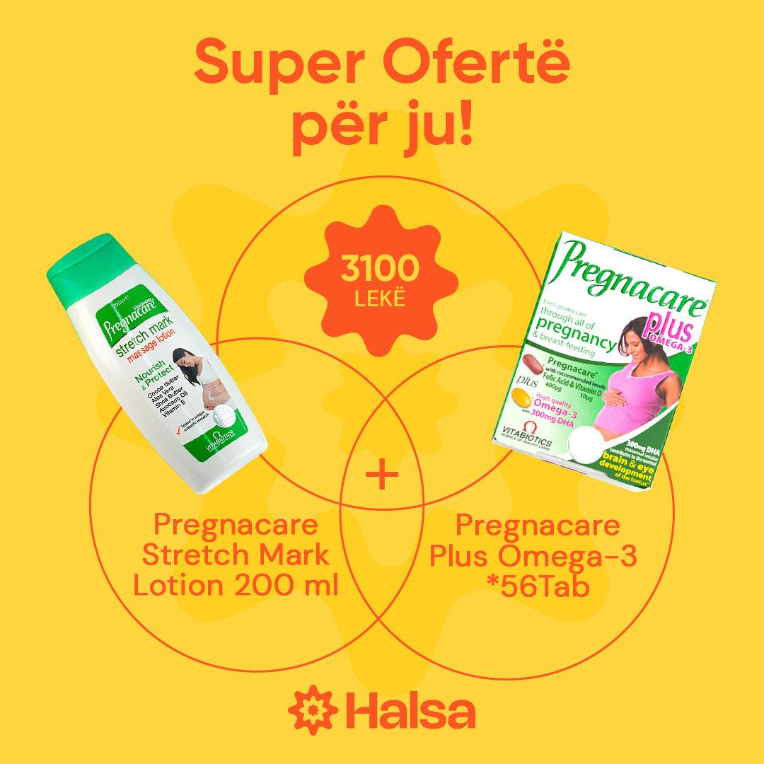 Pregnacare Plus Omega 3 + Pregnacare Stretch Mark Lotion - Halsa