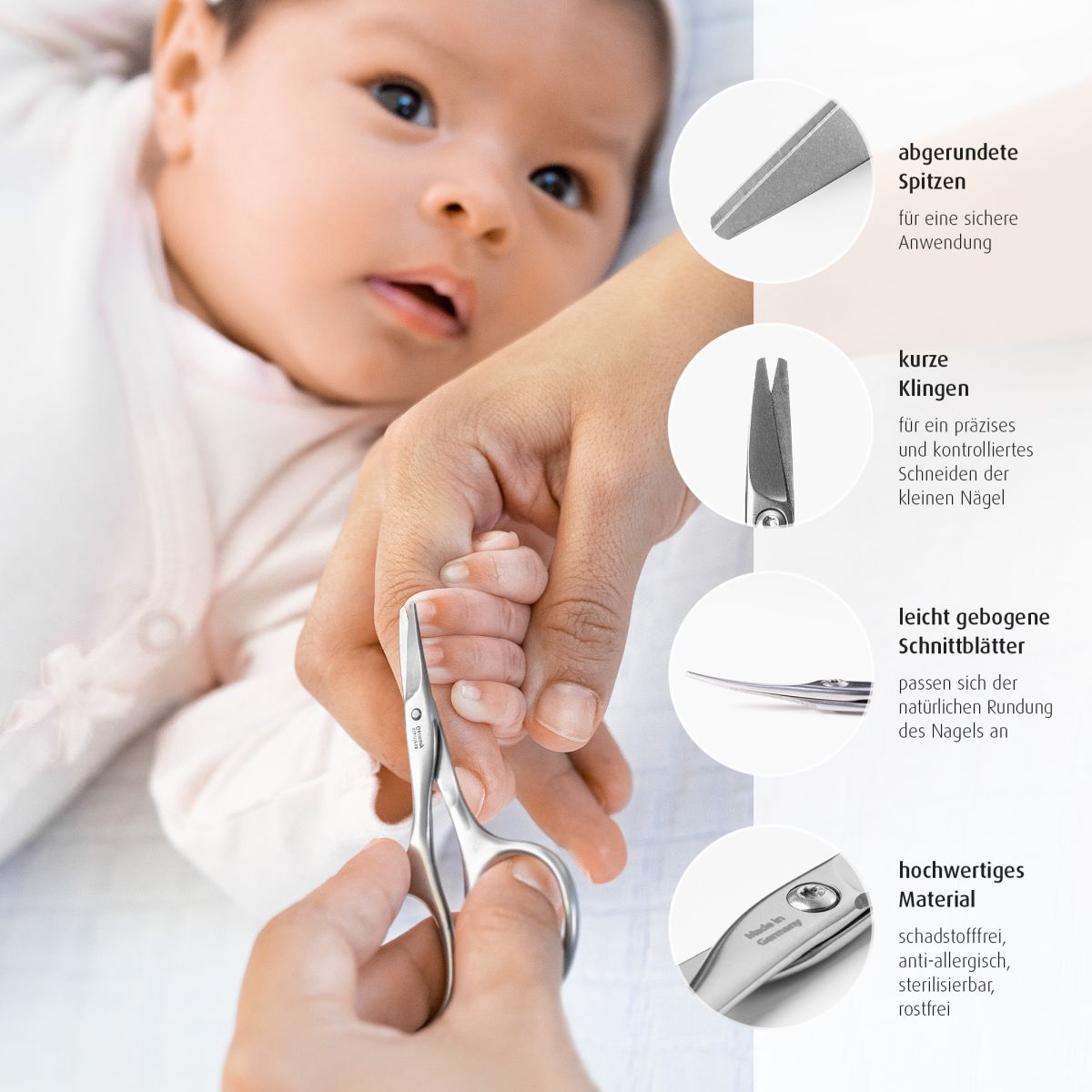 PremiumCare baby nail scissors