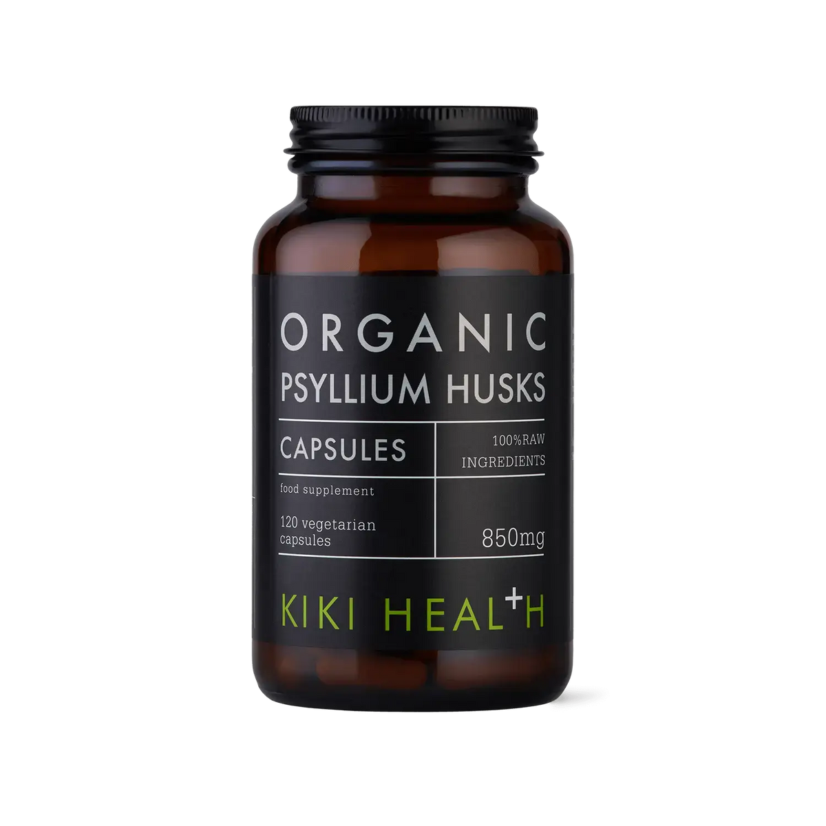 Psyllium Husks, Organic - 120 Vegicaps