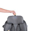 Scaun auto i-Size Chicco Around U, rotativ, 40-105 cm, Antracit