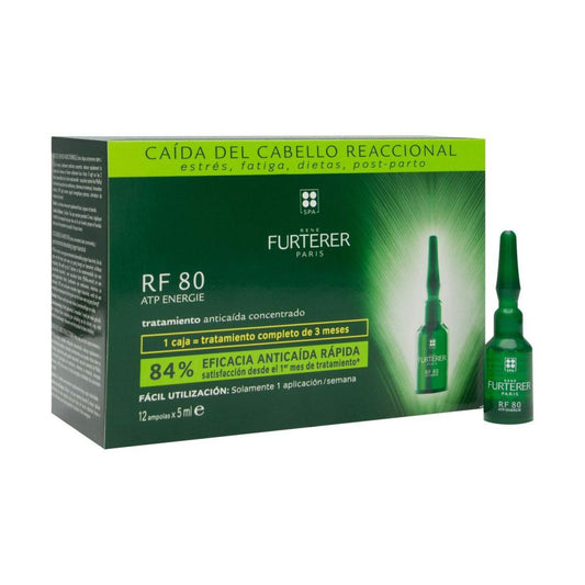 Rf 80 Atp Energie Traitment Antichute Concentré + Forticea Shampooing Stimulant - Halsa