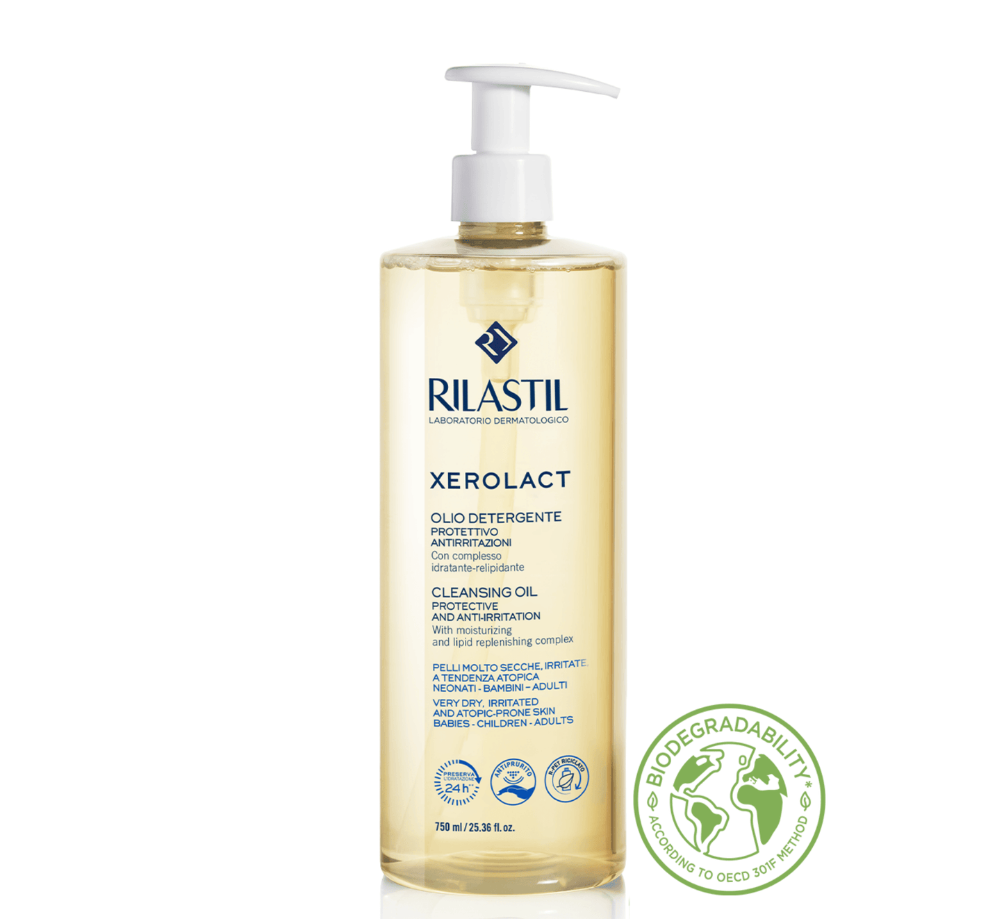 Rilastil Xerolact Cleansing Oil - Halsa