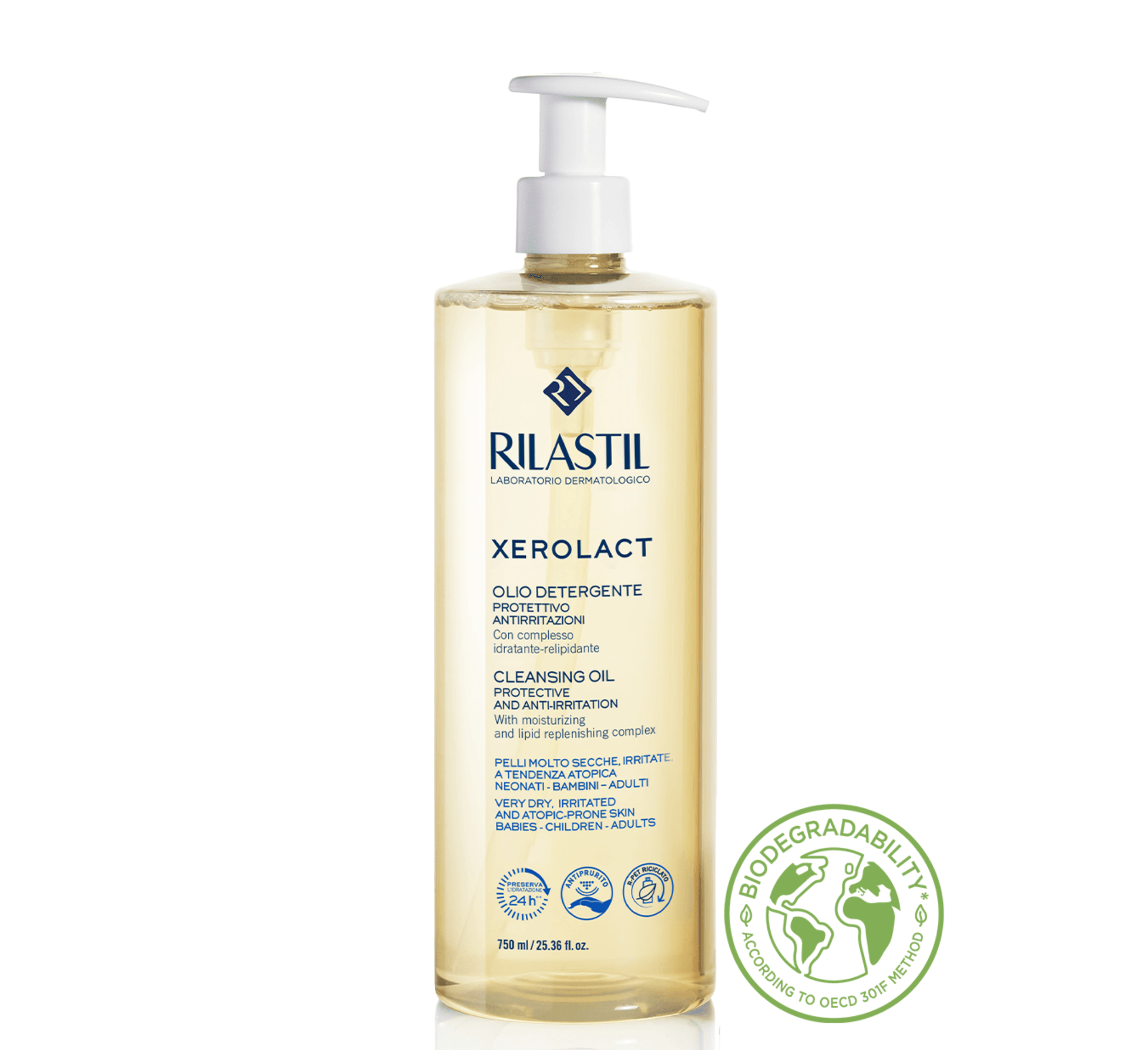 Rilastil Xerolact Cleansing Oil - Halsa