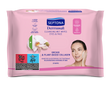 Cleansing wet wipes eyes & face with orchid & plant-based collagen