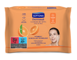 Cleansing wet wipes eyes & face with vitamin C & micellar technology