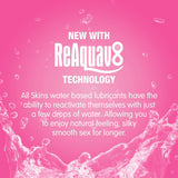 Skins Bubblegum Flavoured Water Based Lubricant