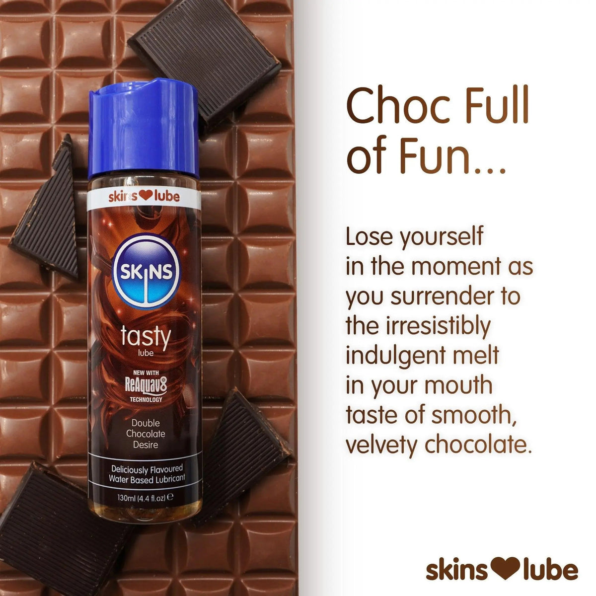 Skins Double Chocolate Water Based Lubricant