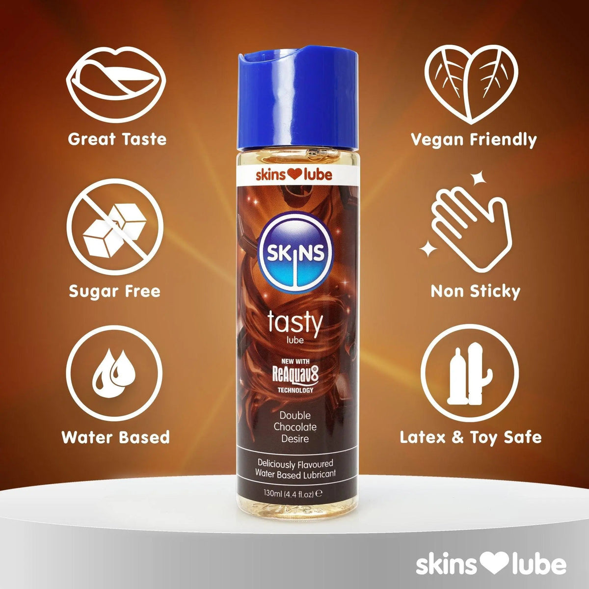 Skins Double Chocolate Water Based Lubricant