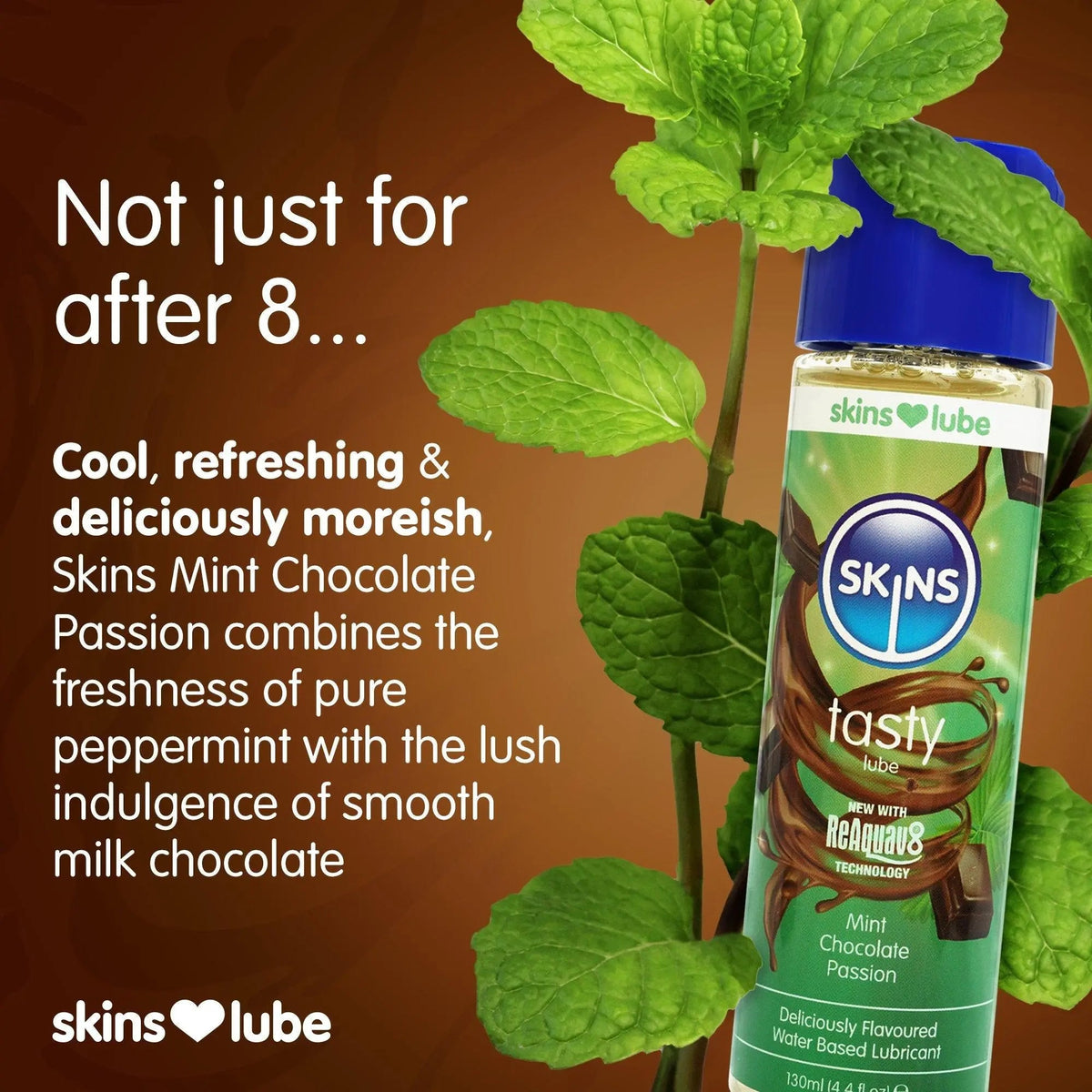 Skins Mint Chocolate Water Based Lubricant