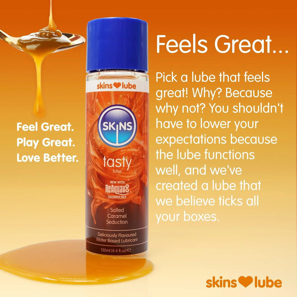 Skins Salted Caramel Water Based Lubricant