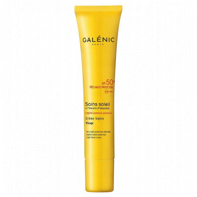 Soins Solaires Crème Legere Visage Spf 50 +