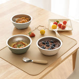Stainless Steel Silicone Suction Bowl - 13 oz