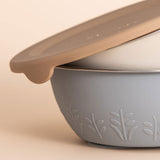 Stainless Steel Silicone Suction Bowl - 13 oz