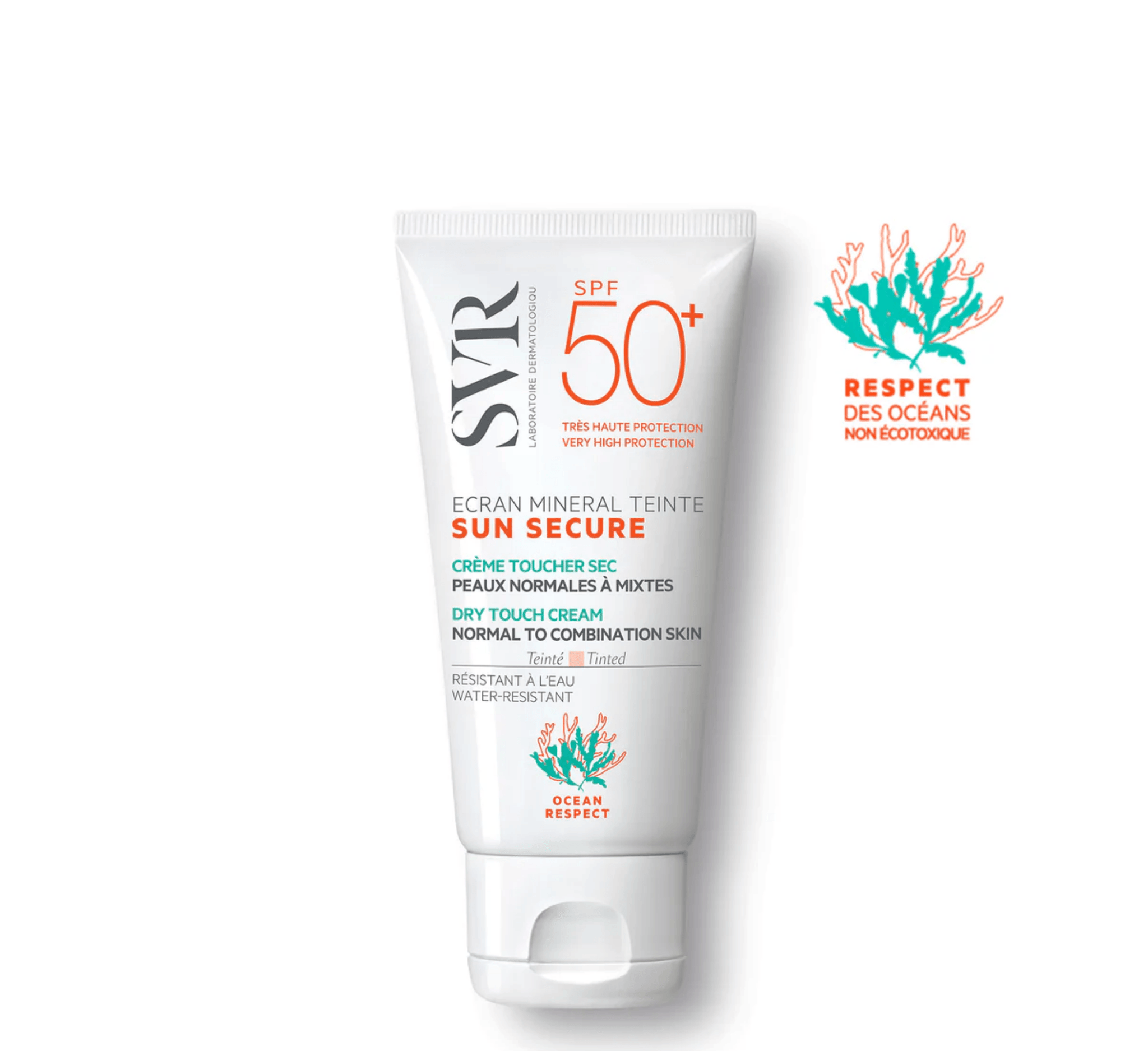 SVR SUN SECURE Tinted Mineral Screen Normal to Combination Skin SPF50+ - Halsa