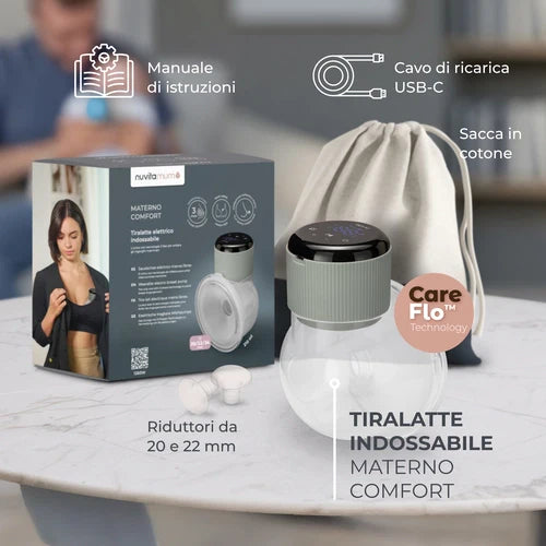 Nuvita Wearable electric breast pump with 3 phases - Materno Comfort 1260W
