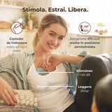 Wearable electric breast pump with 3 phases - Materno Flow 1264W