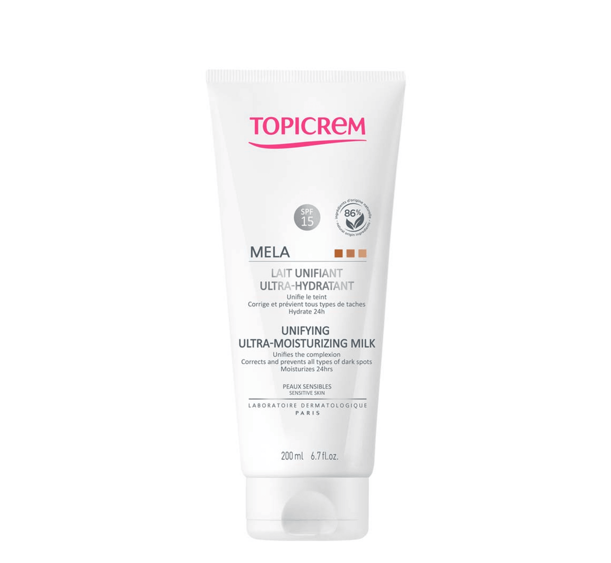 TOPICREM - MELA Unifying Ultra-Moisturizing Milk (*200ml) - Halsa