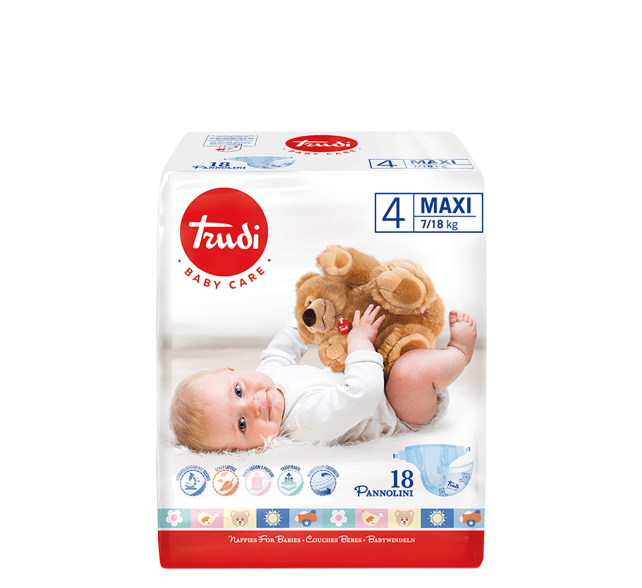 Trudi Pannolini 4 Maxi (7-18 kg) - Halsa