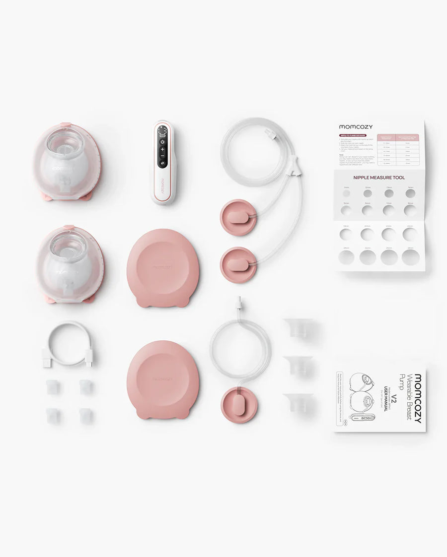 Momcozy V2 Pro Hospital-Grade Wearable Breast Pump - Ultra-light & Potent
