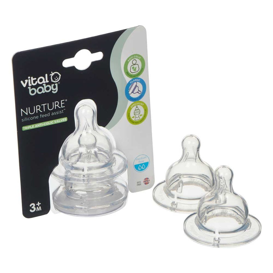 silicone feed assist teats (medium flow)