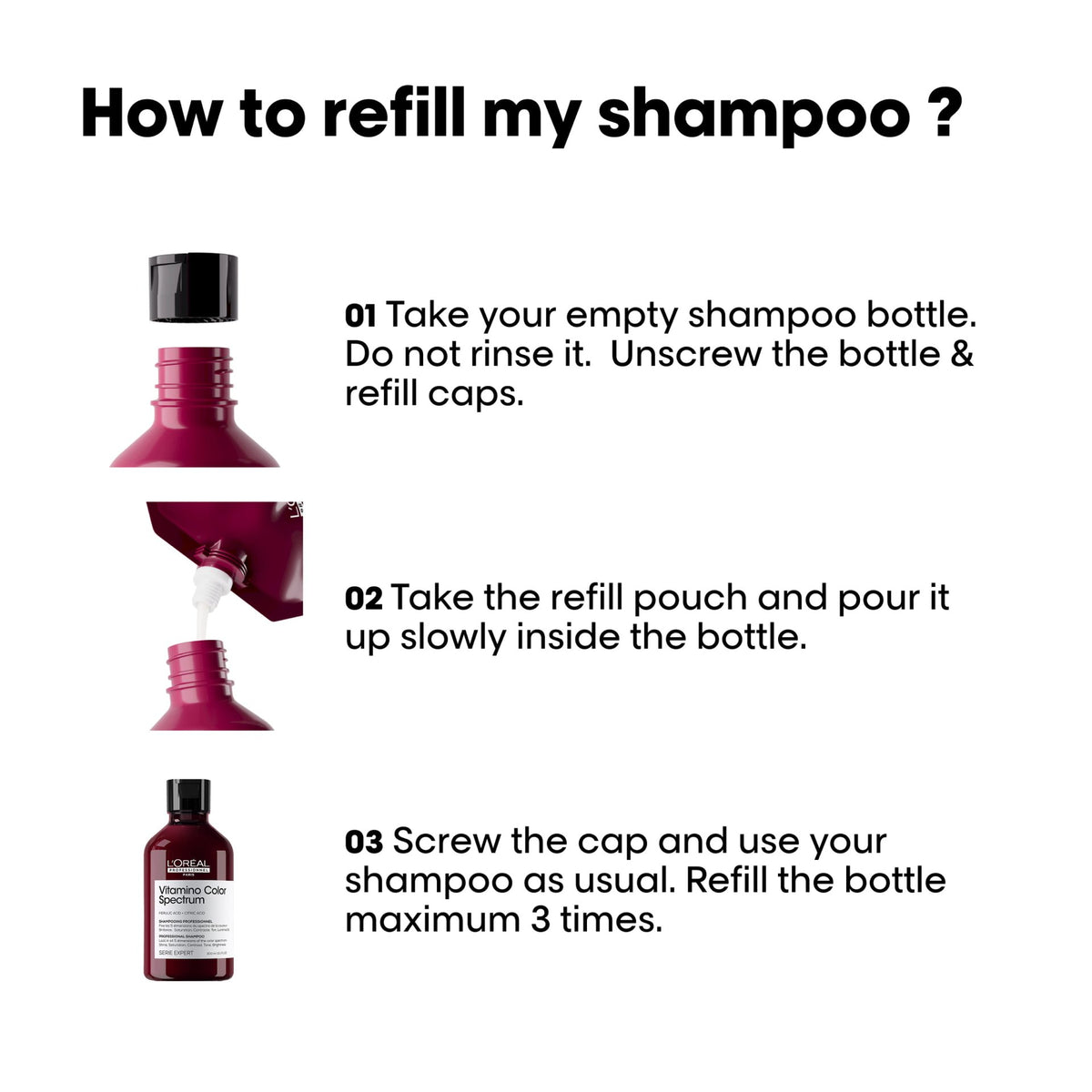 Shampoo for all colored hair.