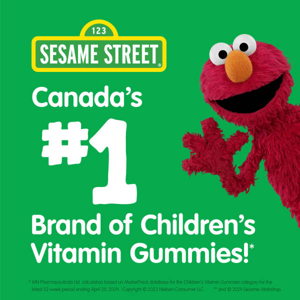 Sesame Street® Probiotic 1 Billion Active Cells Gummies