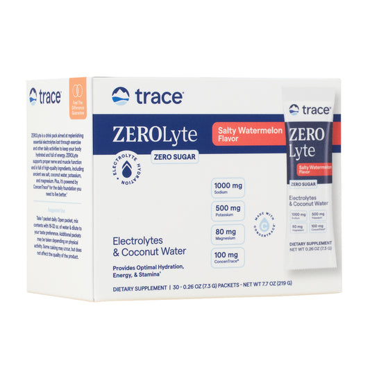 ZEROLYTE SALTY WATERMELON x 30 CPS Trace Minerals