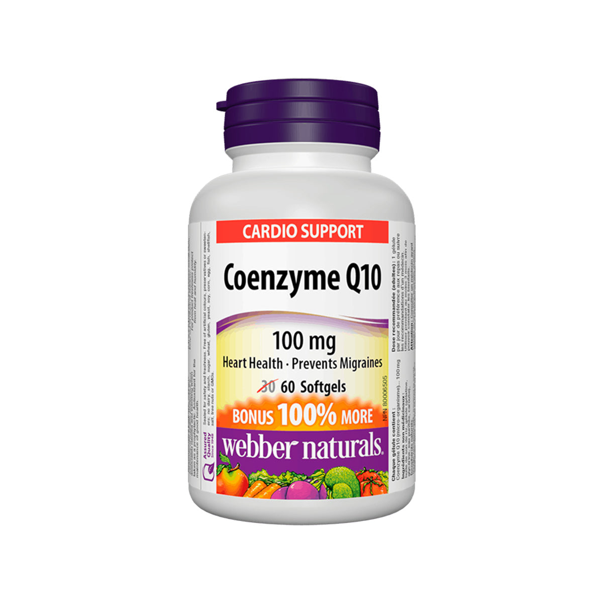 Webber Naturals – Co-Enzyme Q10 100mg