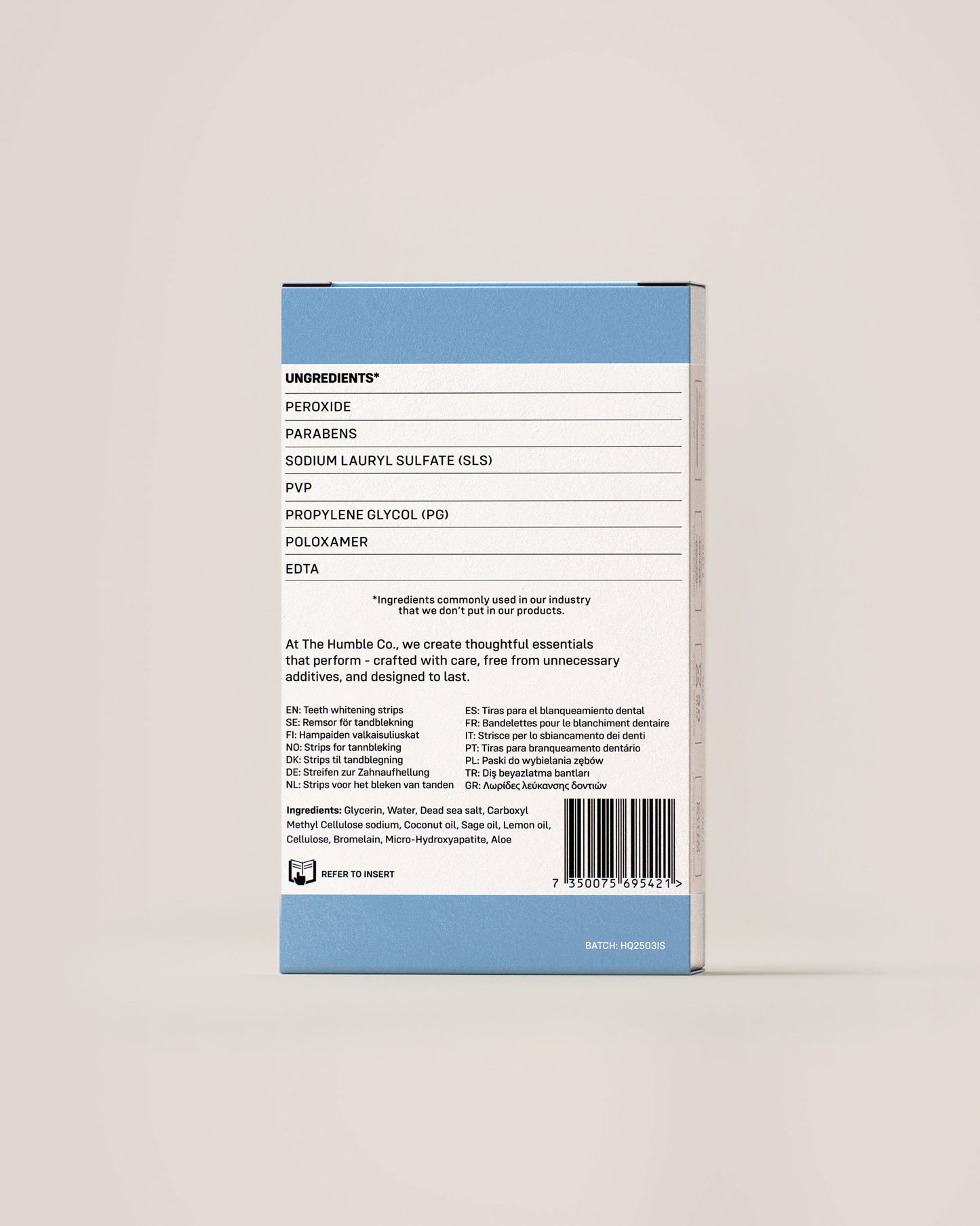 Whitening Strips- Aloe vera