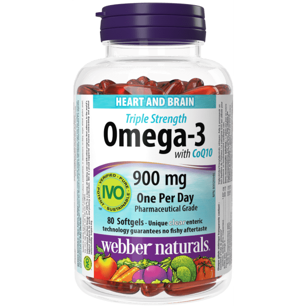 Omega-3 with CoQ10 Triple Strength 900 mg EPA/DHA